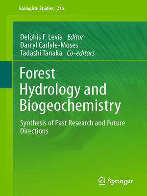 cover image of Forest Hydrology and Biogeochemistry